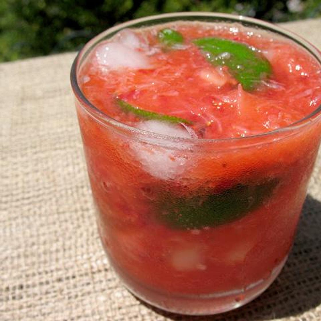 Caipirinha de morango