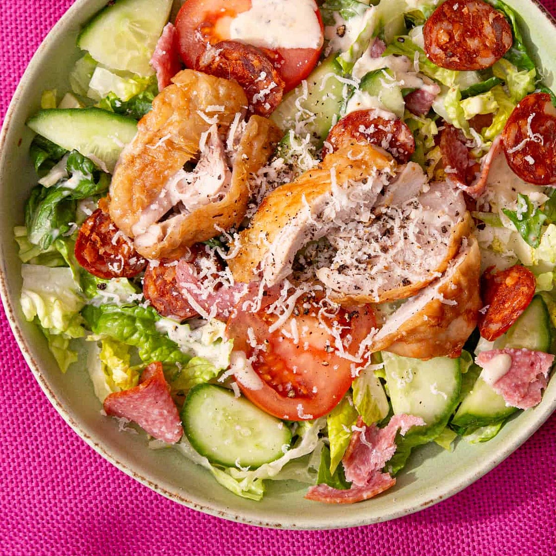Grinder Salad (Italian Sub Salad)