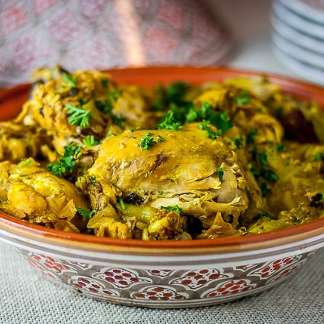 Moroccan Saffron Chicken Recipe Card