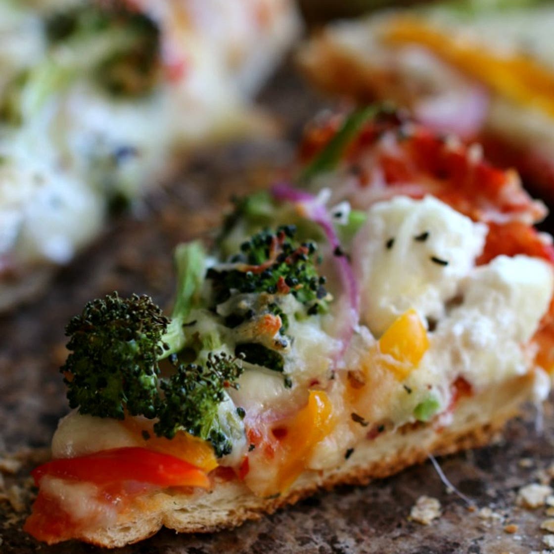 Loaded Veggie French Bread Pizza