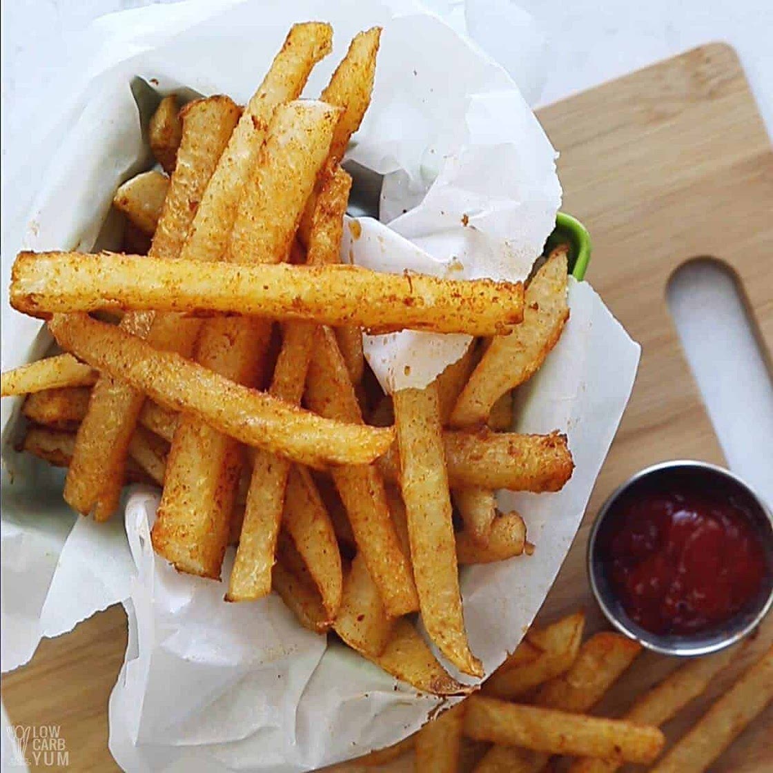 Keto Fries (Low Carb Jicama French Fries)