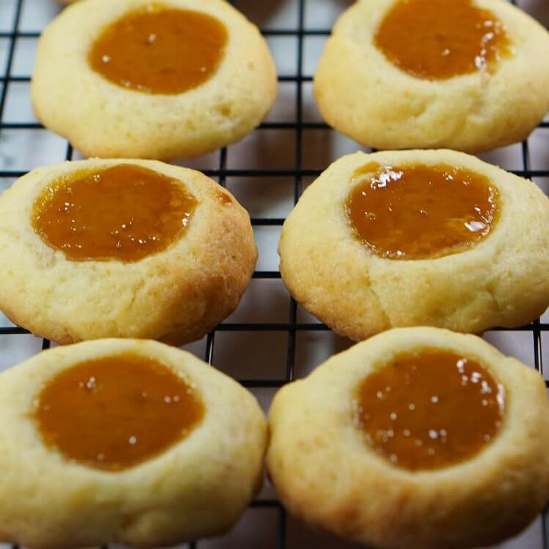 Kaya Jam Thumbprint Cookies