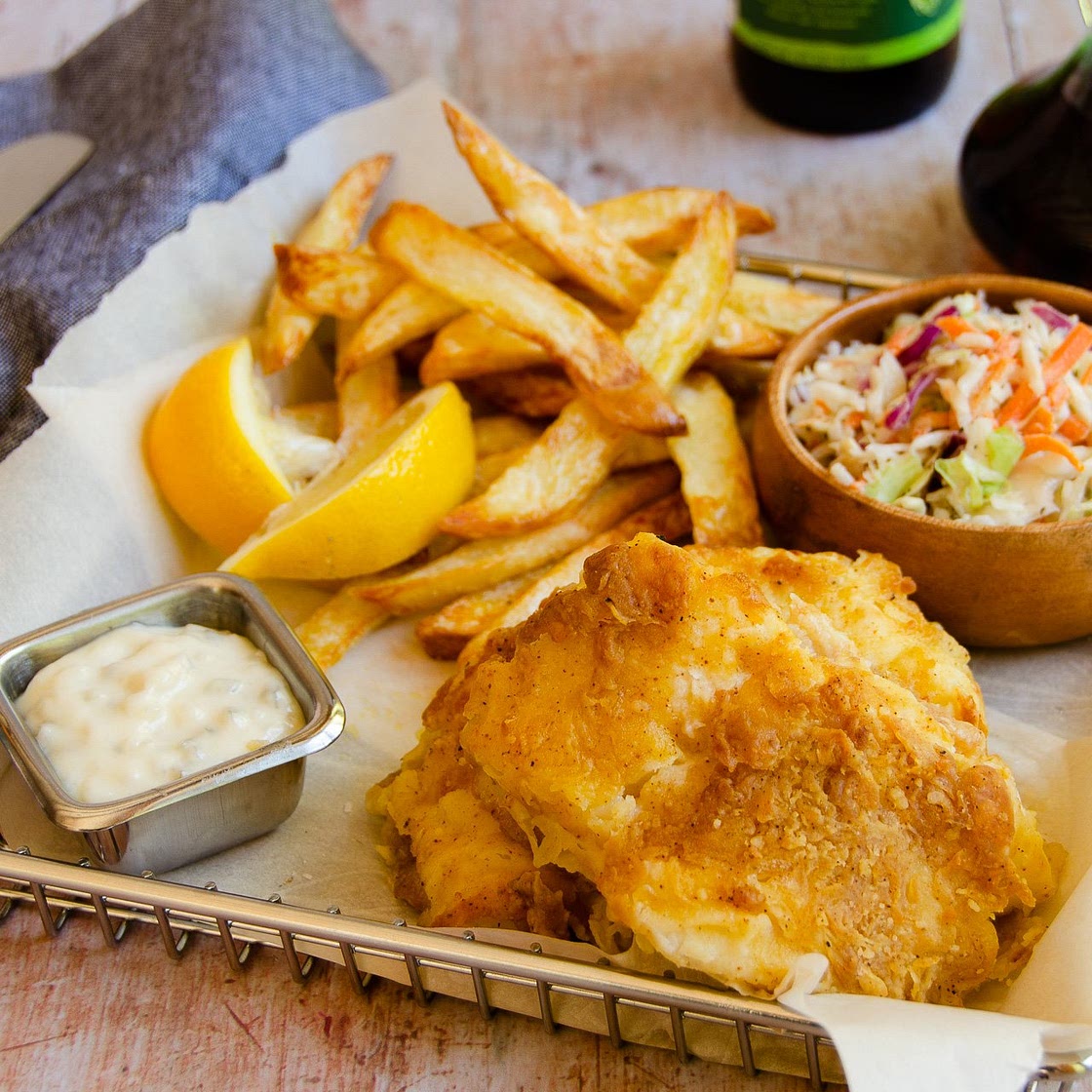 Air Fried Beer Battered Fish