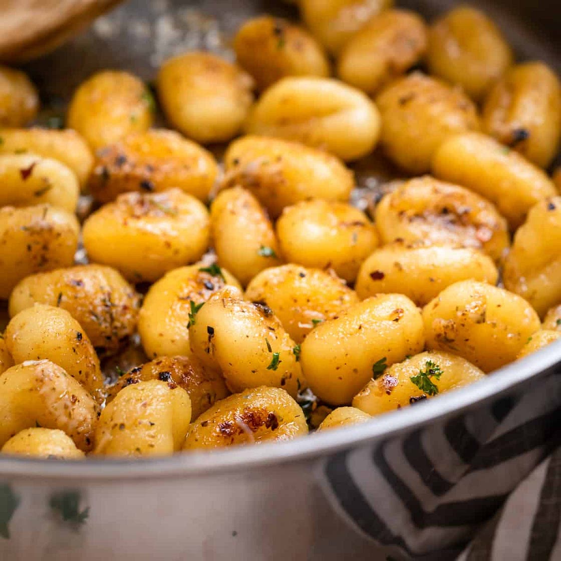20 Minute Pan Fried Gnocchi
