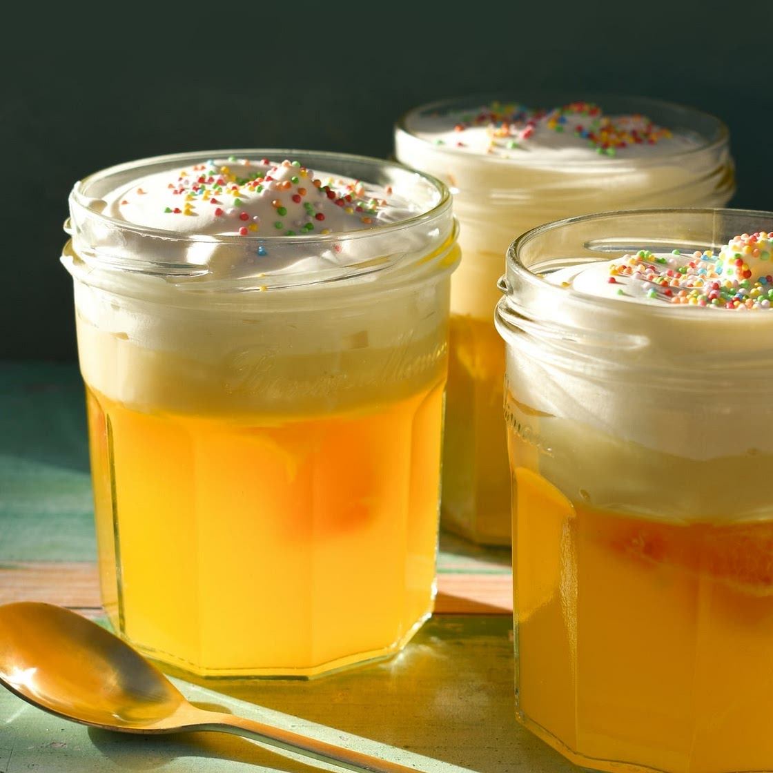 Vegan Orange Jelly Pots for an Easy Fruity Dessert