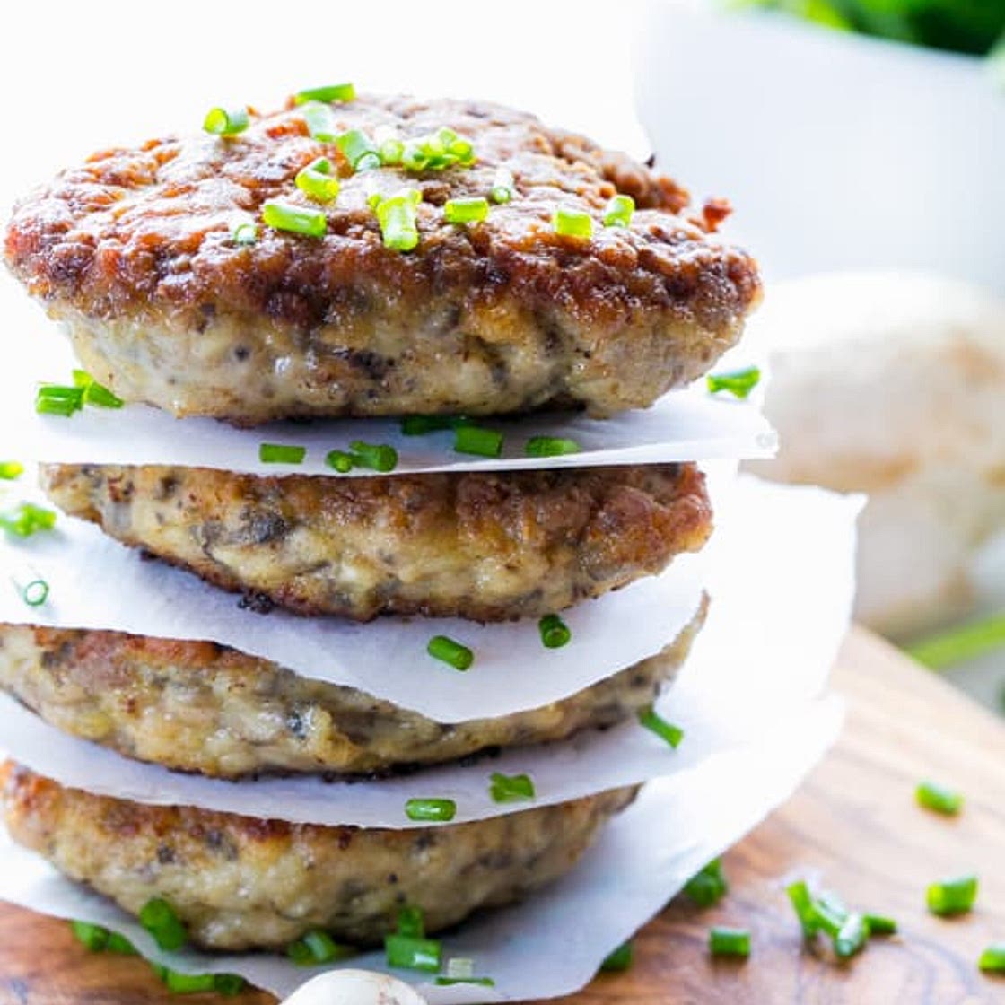 Chicken and Mushroom Patties (Kotlety)