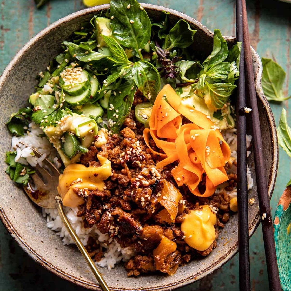 25 Minute Banh Mi Rice Bowls