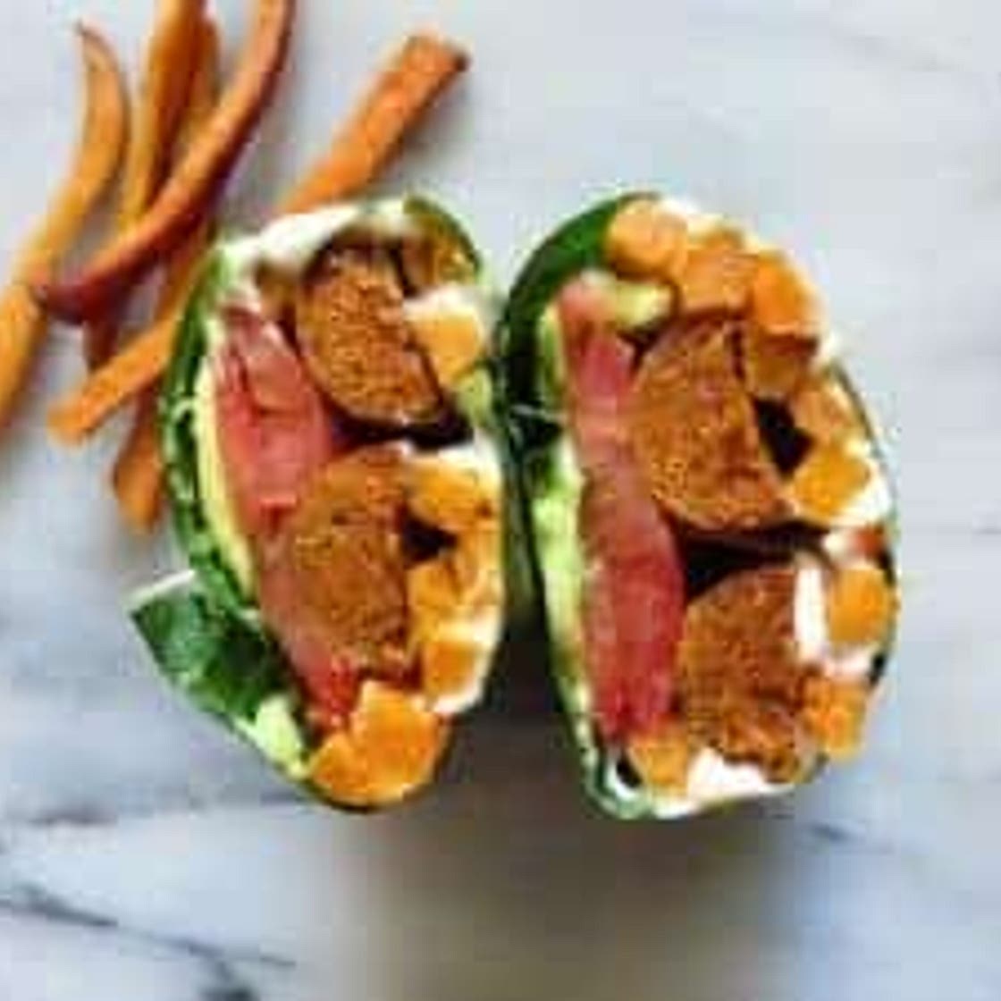 Collard Green BLAT Wrap