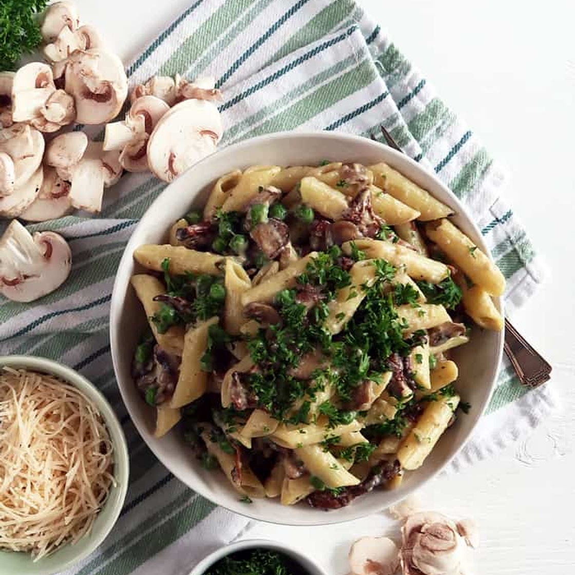 Creamy Vegan Mushroom Pasta