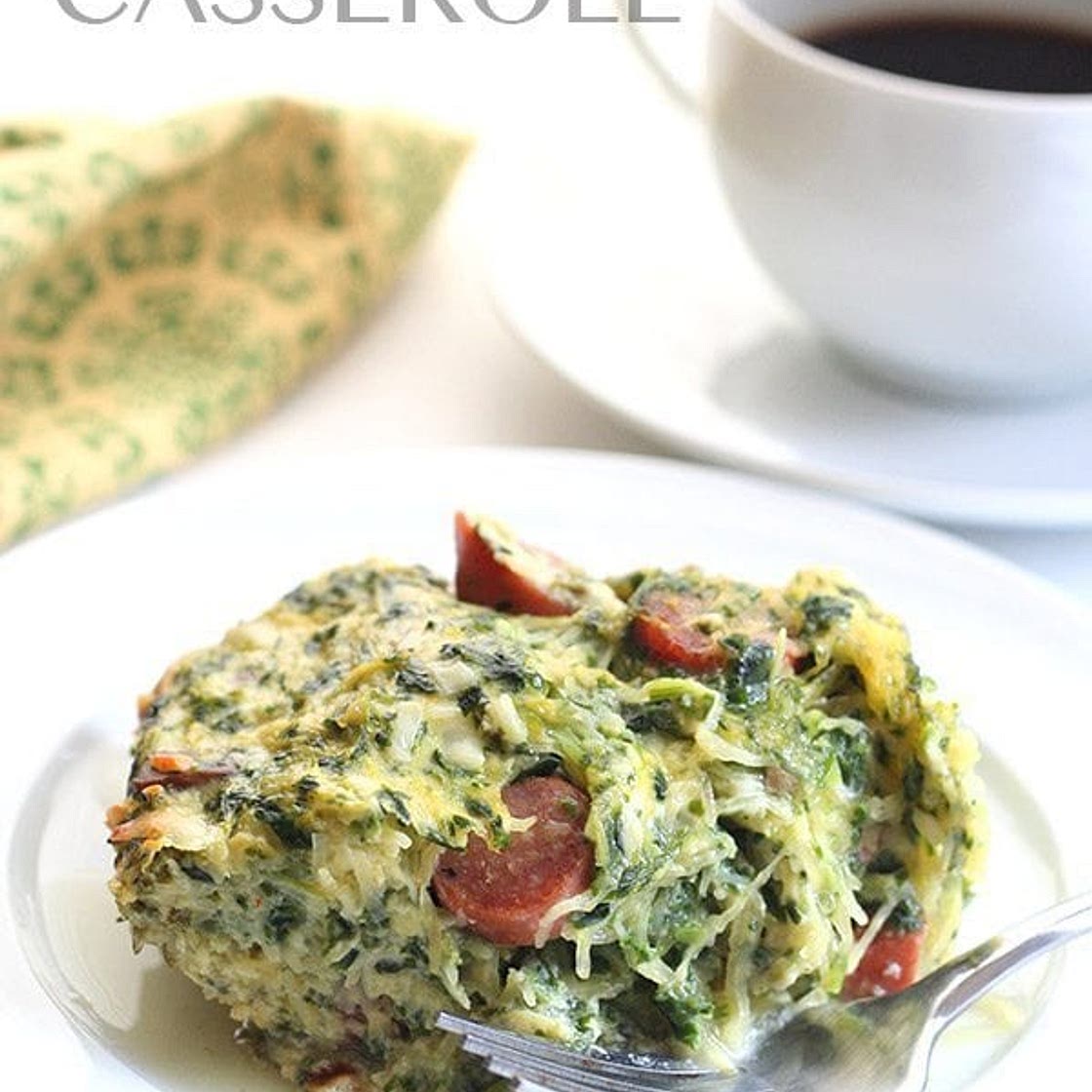 Spaghetti Squash Breakfast Casserole