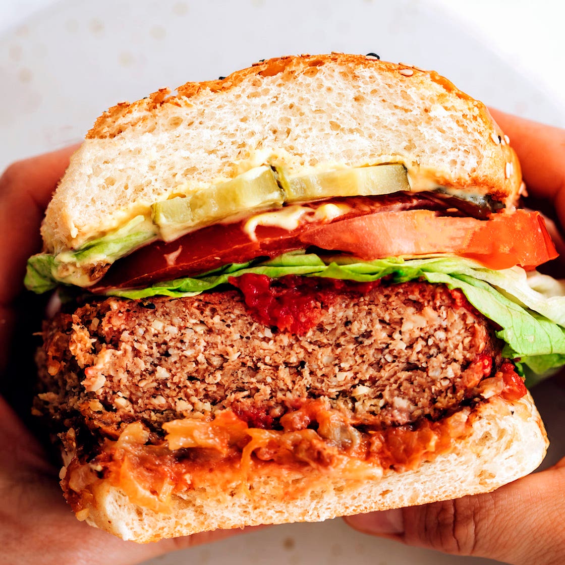 The BEST Vegan Burger (GF, Soy-Free)