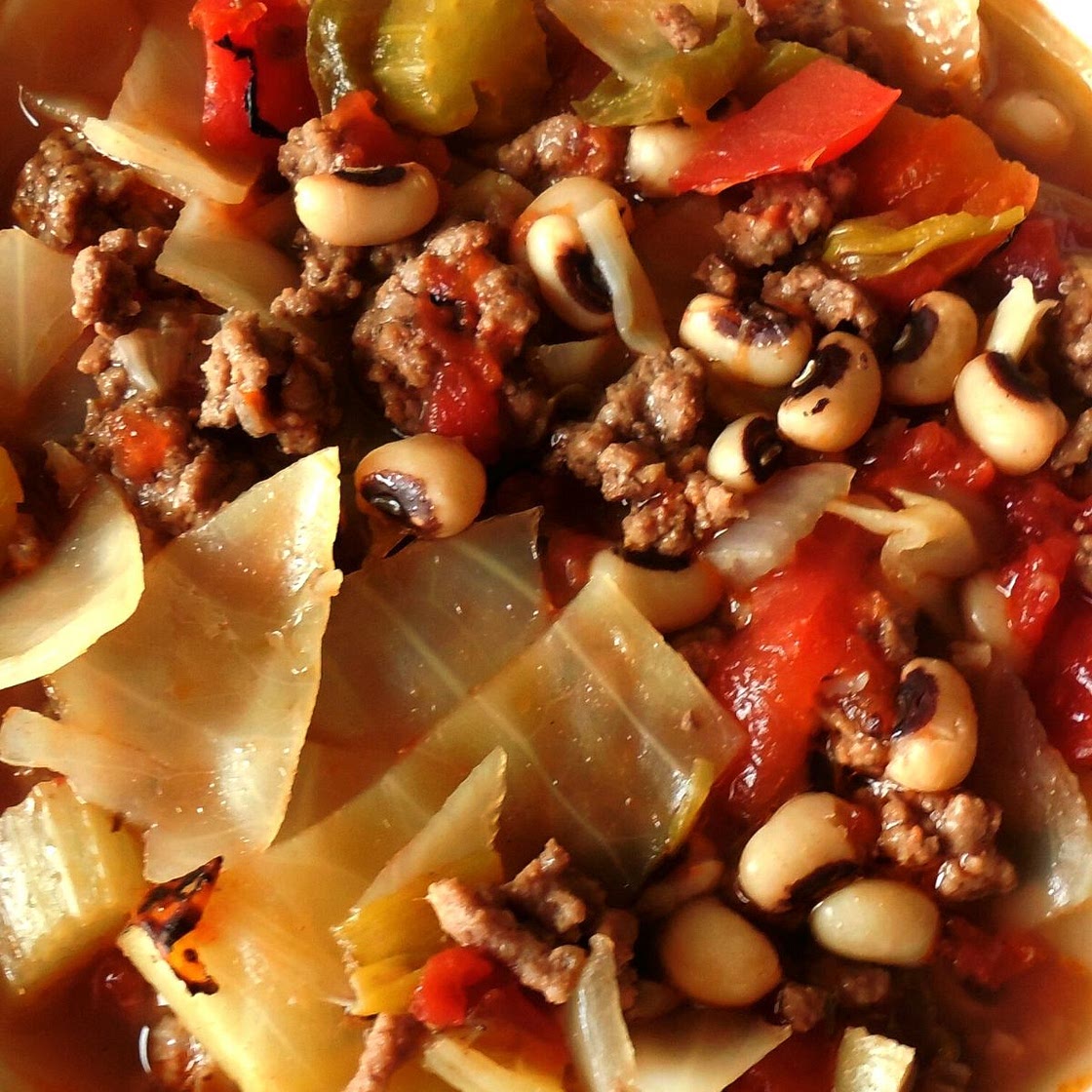 Black-Eyed Pea Cabbage Soup