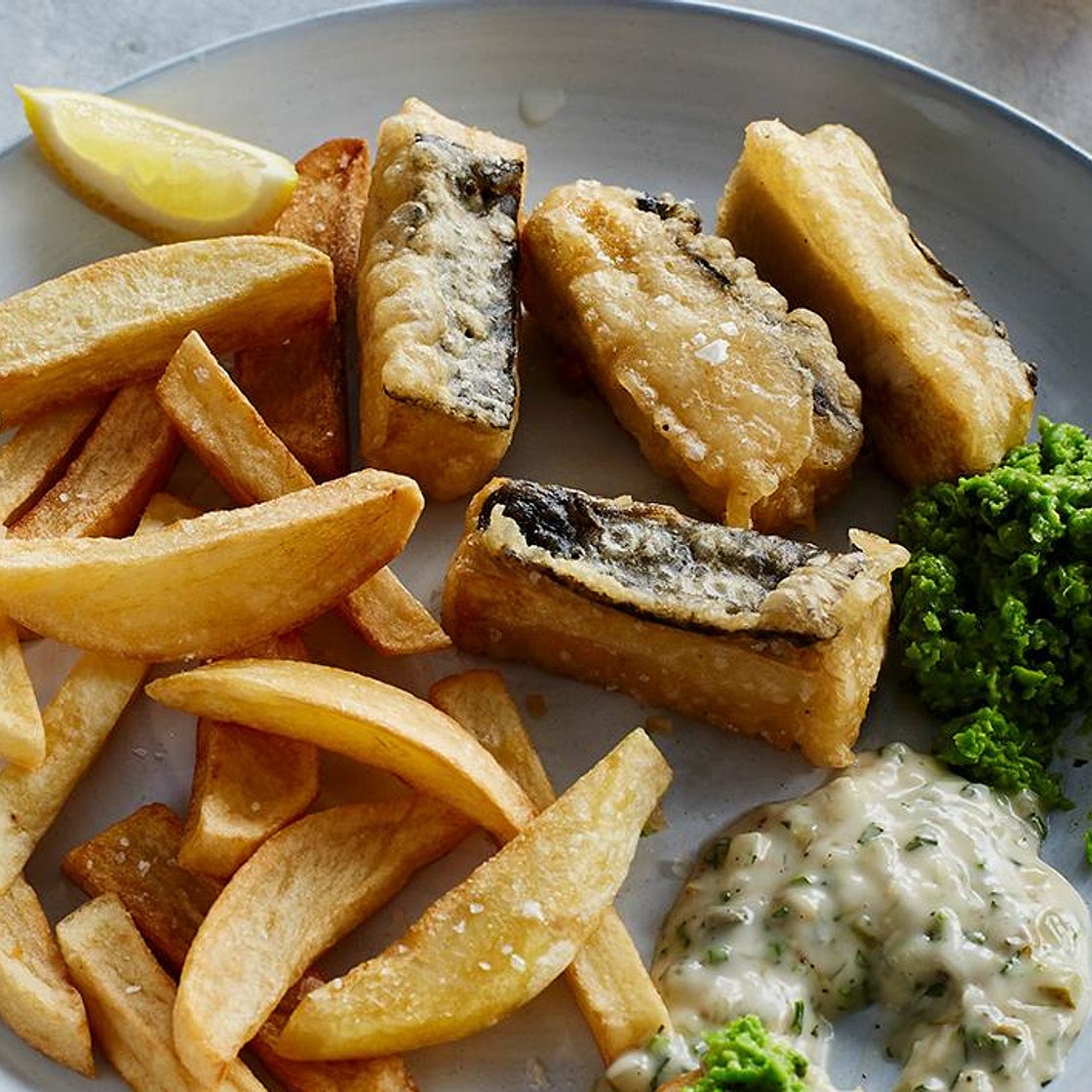 Vegan ‘fish’ and chips