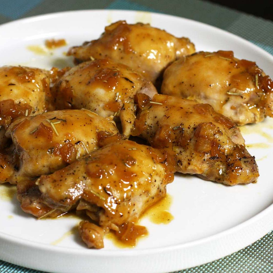 Orange Sauce Sweet and Savory Chicken Thighs