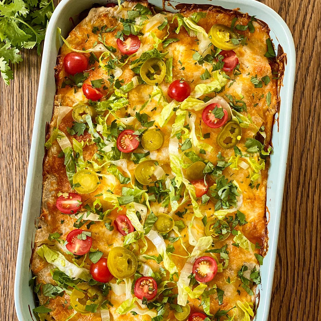 Cheesy Taco Lasagna
