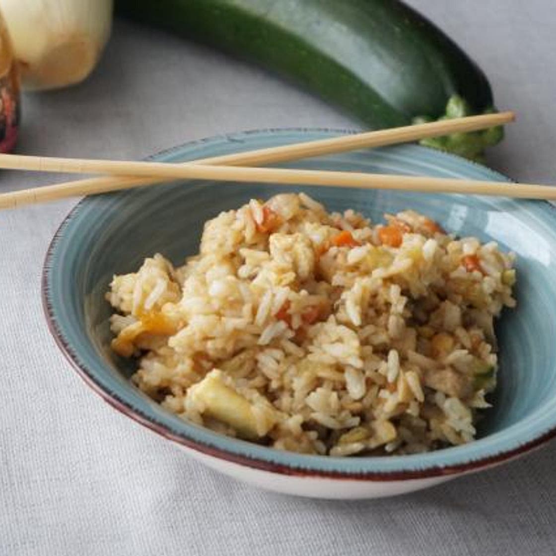Receta de Arroz frito japonés