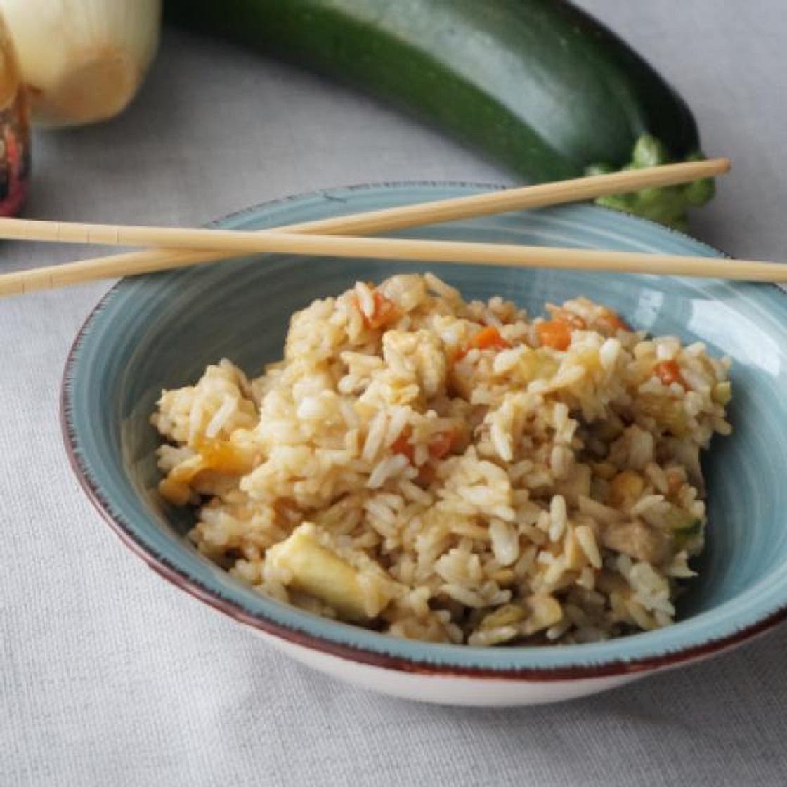 Receta de Arroz frito japonés
