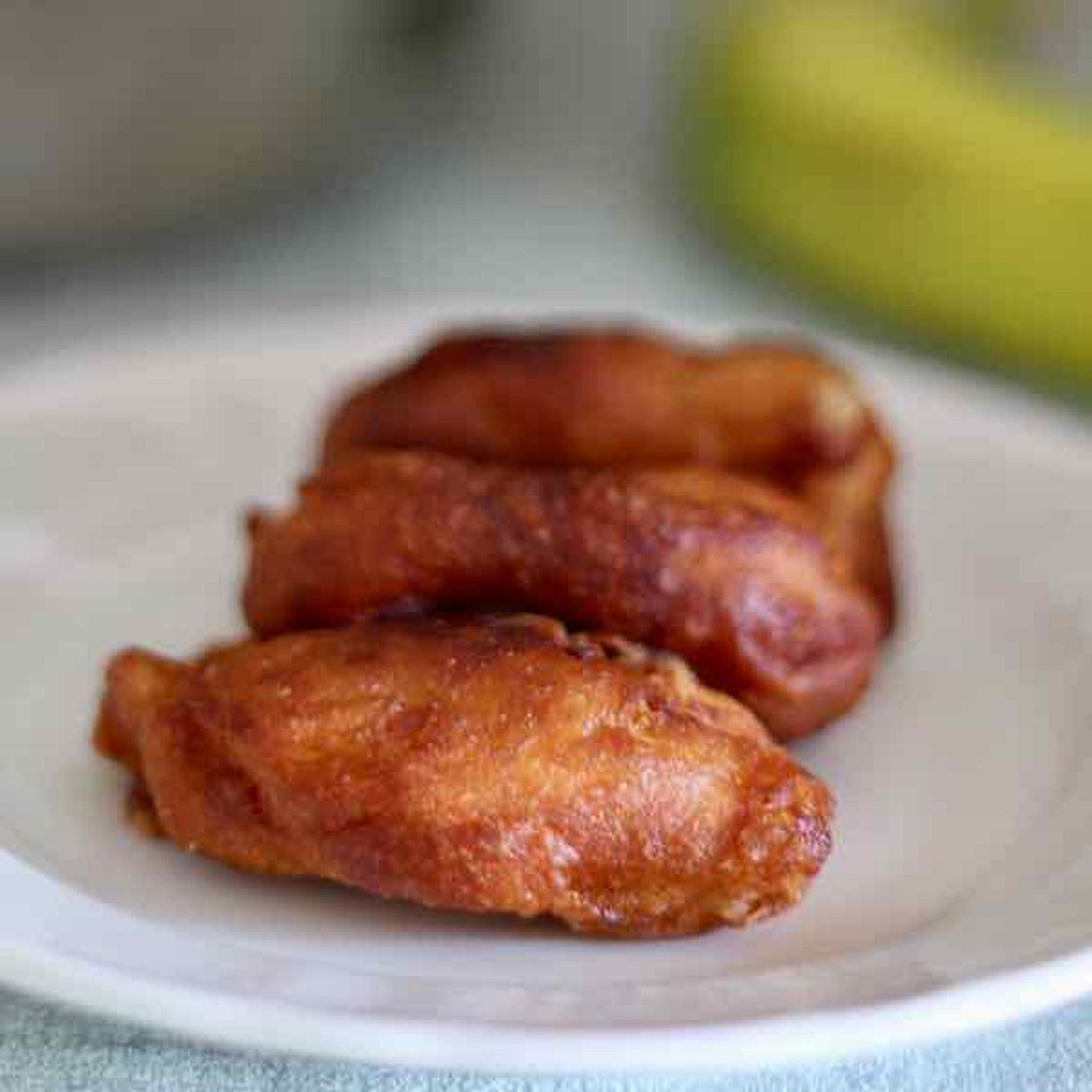 Banana Flambé Fritters