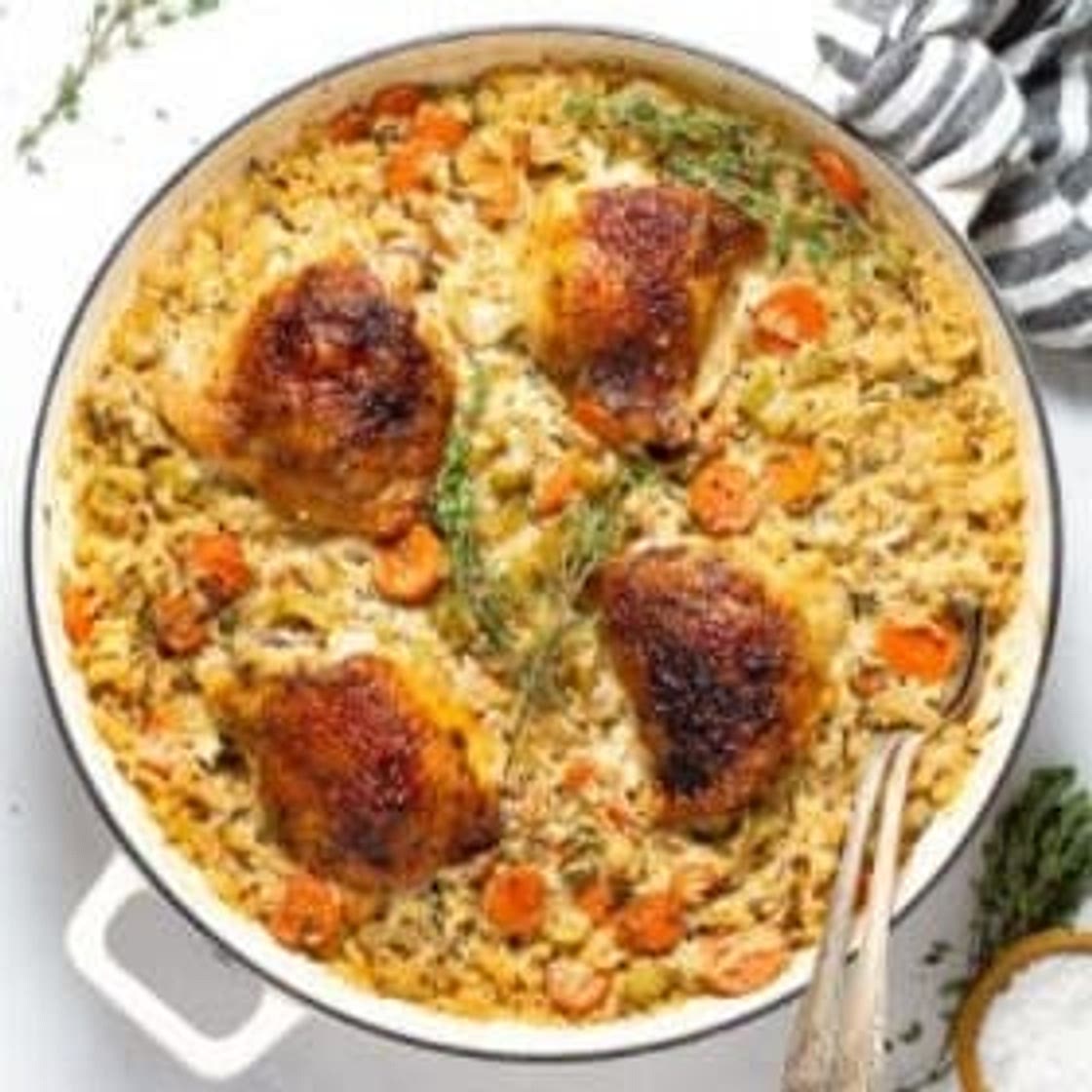 Easy Chicken Rice Casserole