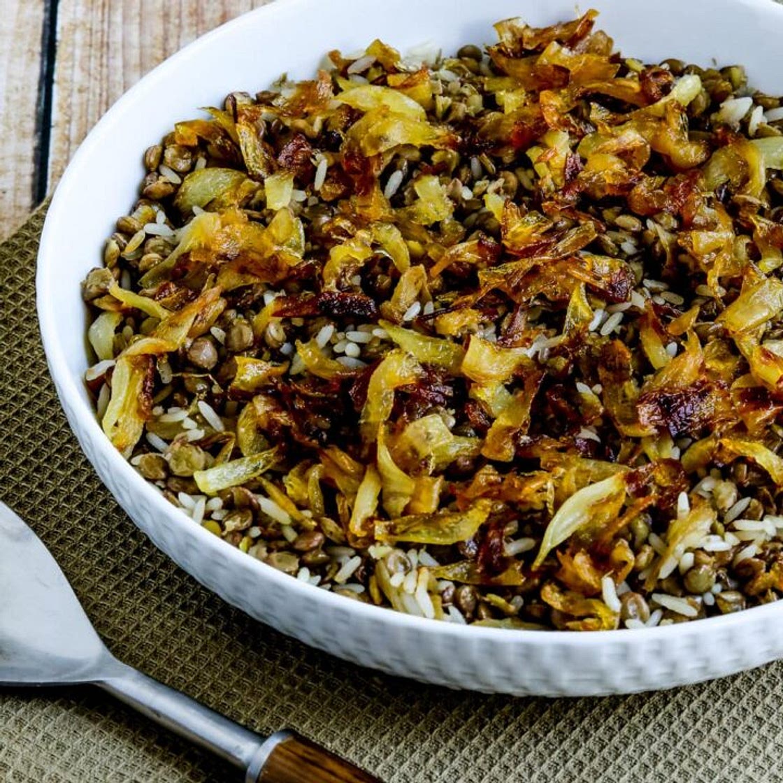 Mujadara (Middle Eastern Lentils and Rice)
