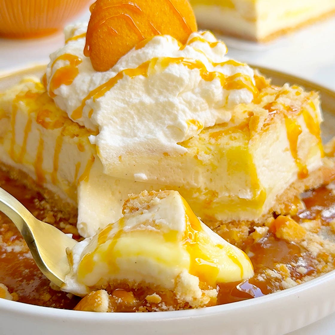 Easy No Bake Banana Pudding Cheesecake