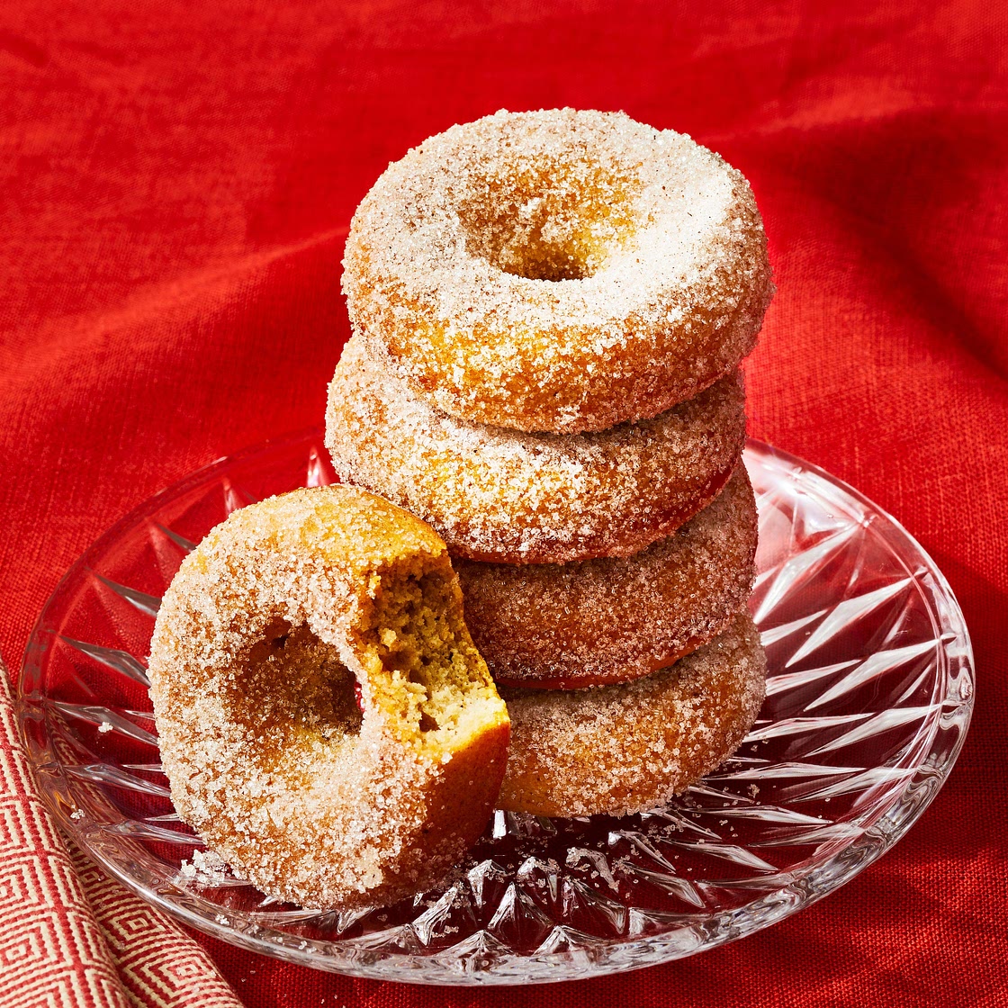 Baked Applesauce Donuts