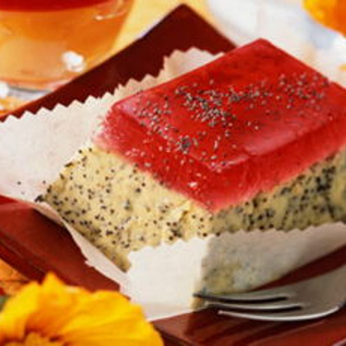 Bavarois aux graines de pavot