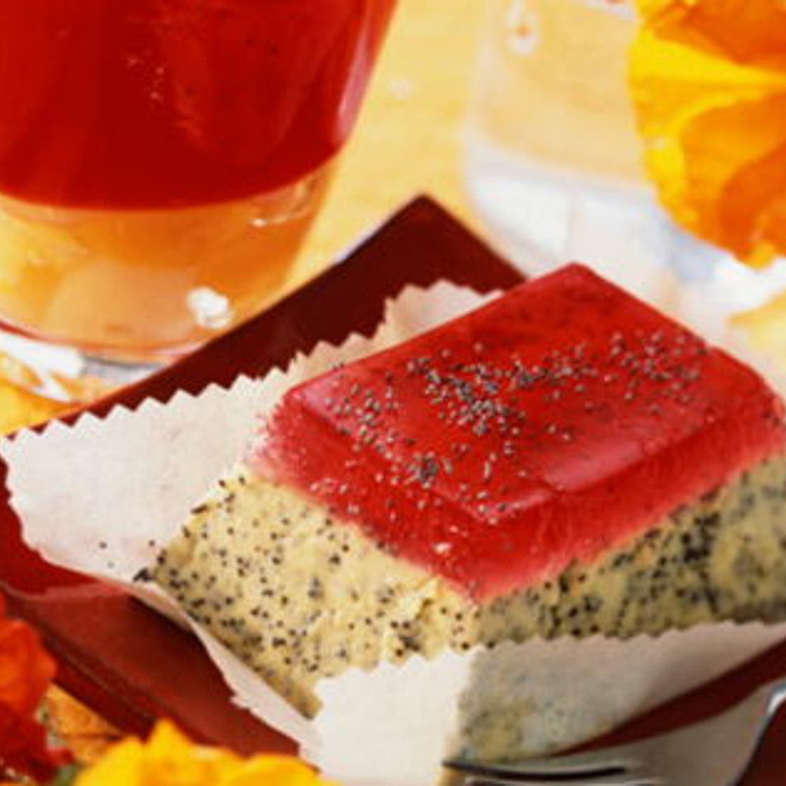 Bavarois aux graines de pavot