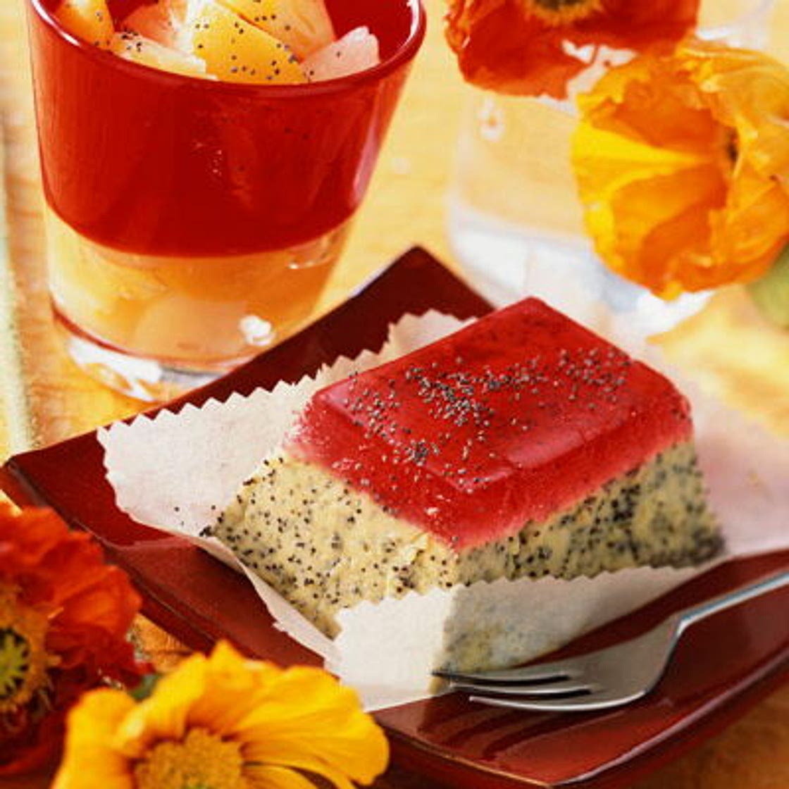 Bavarois aux graines de pavot