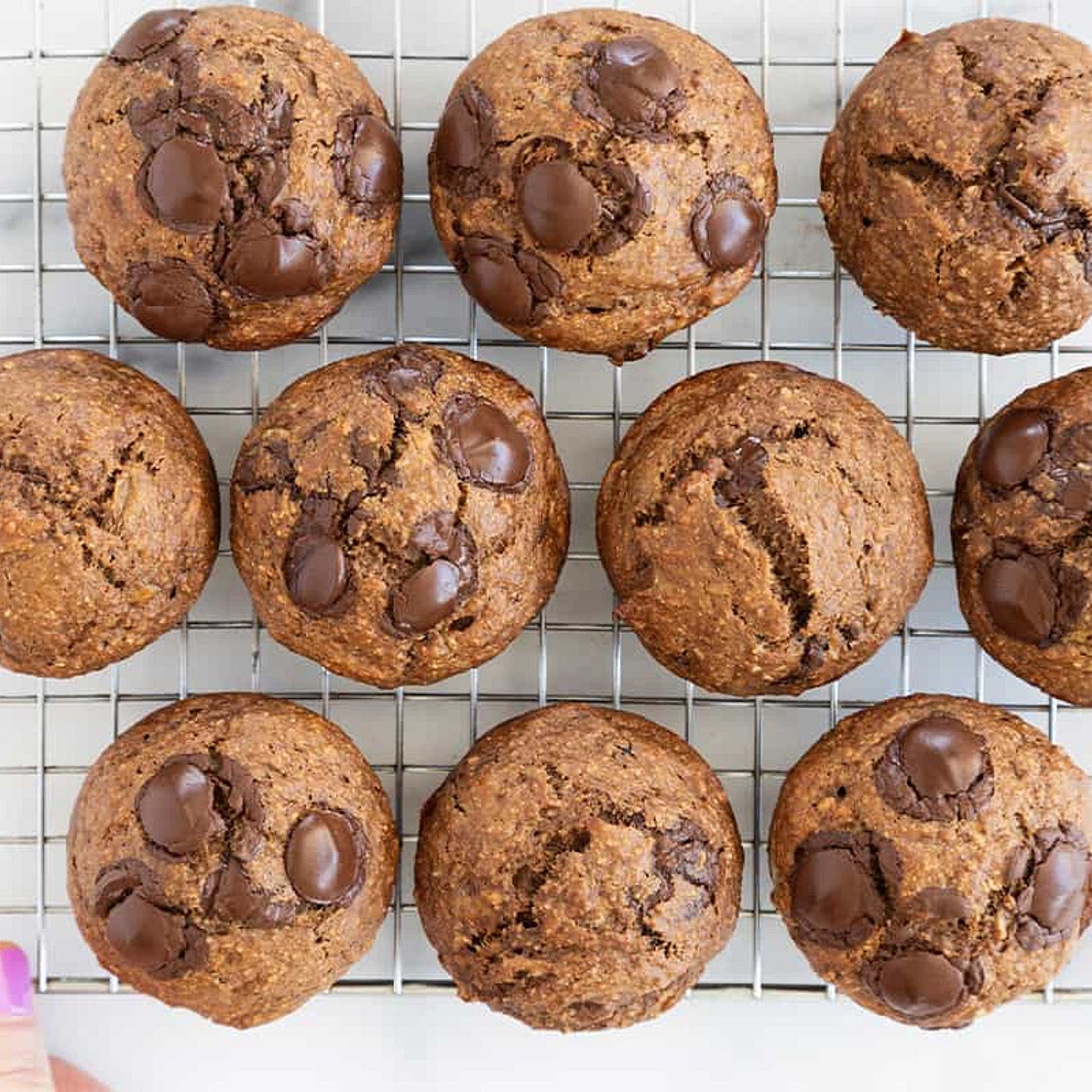 Chocolate Peanut Butter Muffins