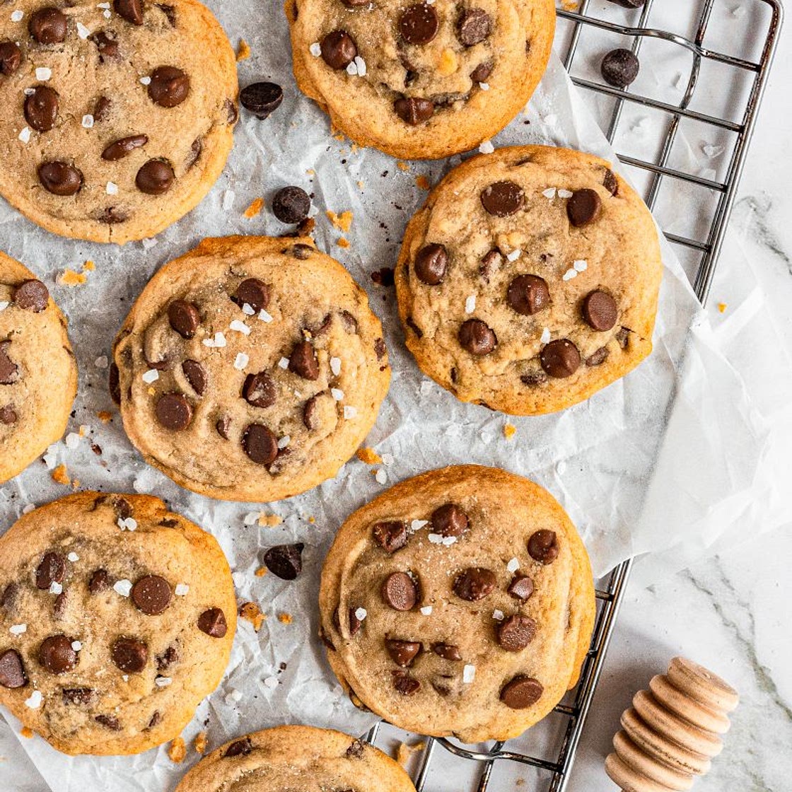 Honey Chocolate Chip Cookies (Gluten-Free & Dairy-Free)
