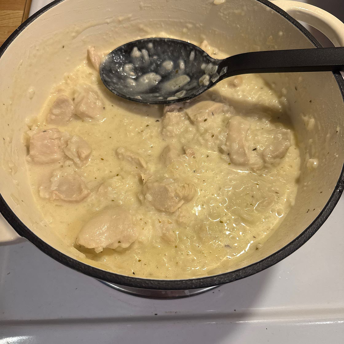 Creamy Parmesan One Pot Chicken and Rice