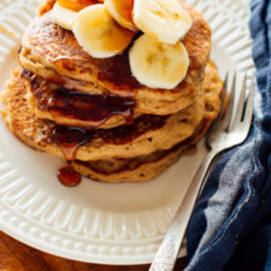 Whole Wheat Banana Pancakes