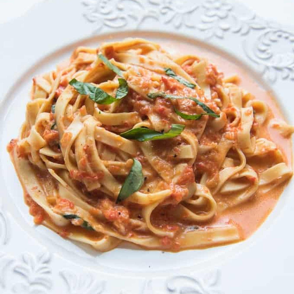 Roasted Red Pepper Cream Sauce