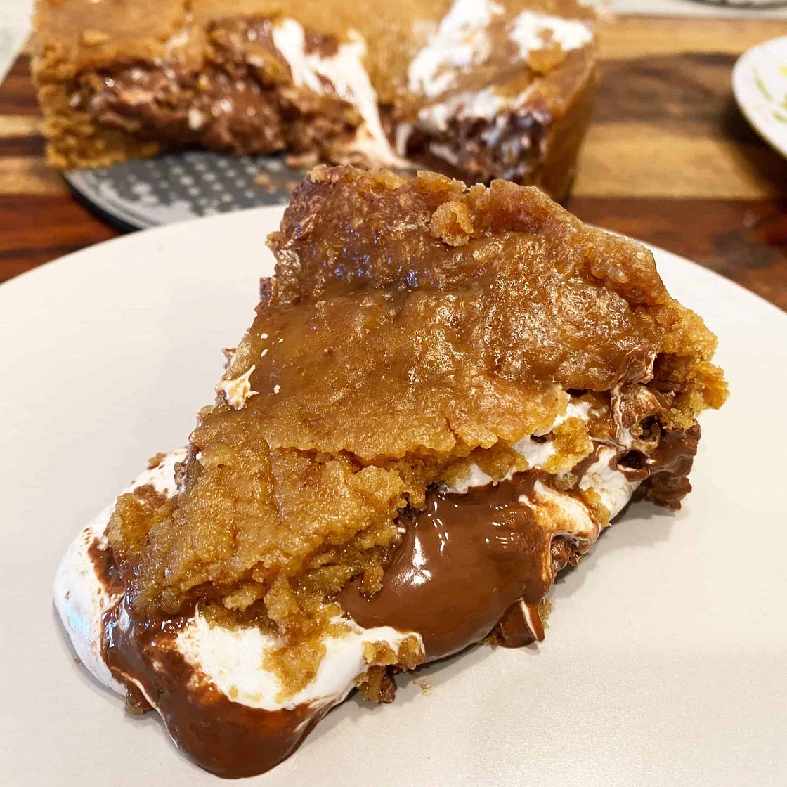 Instant Pot Stuffed S'mores Cake