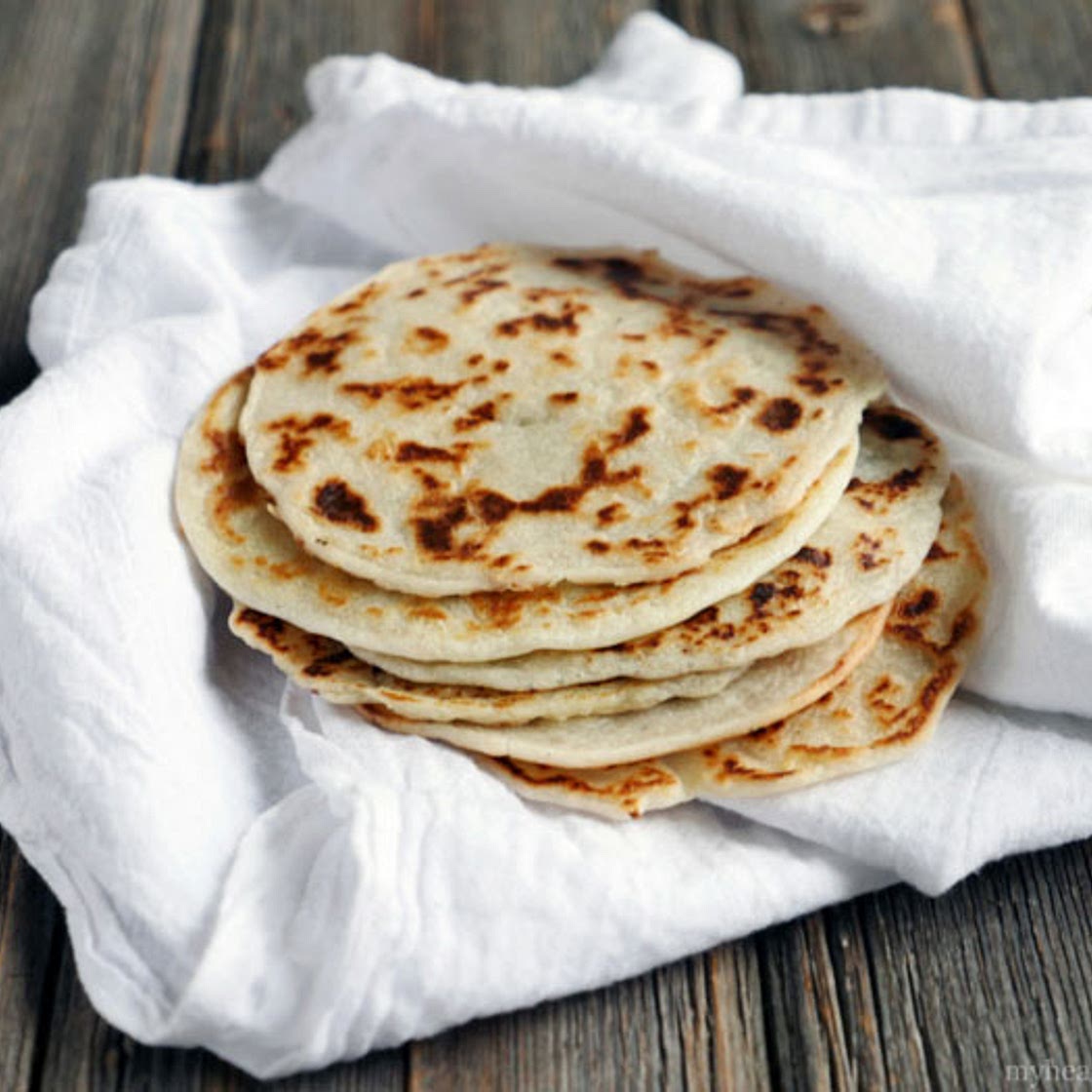 3 Ingredient Paleo Naan (Indian bread)