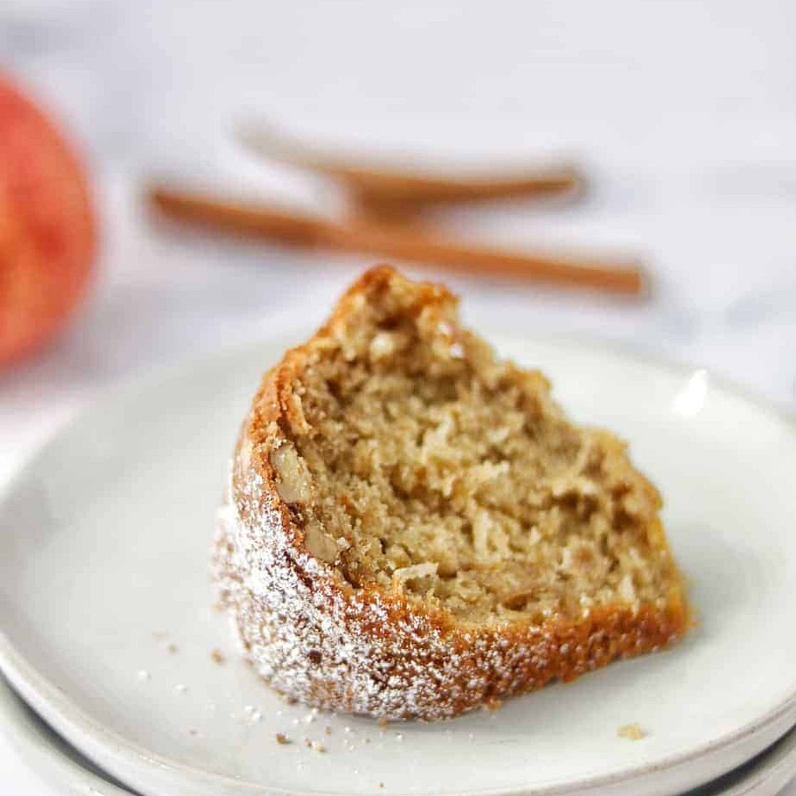 Apple bundt cake with cake mix