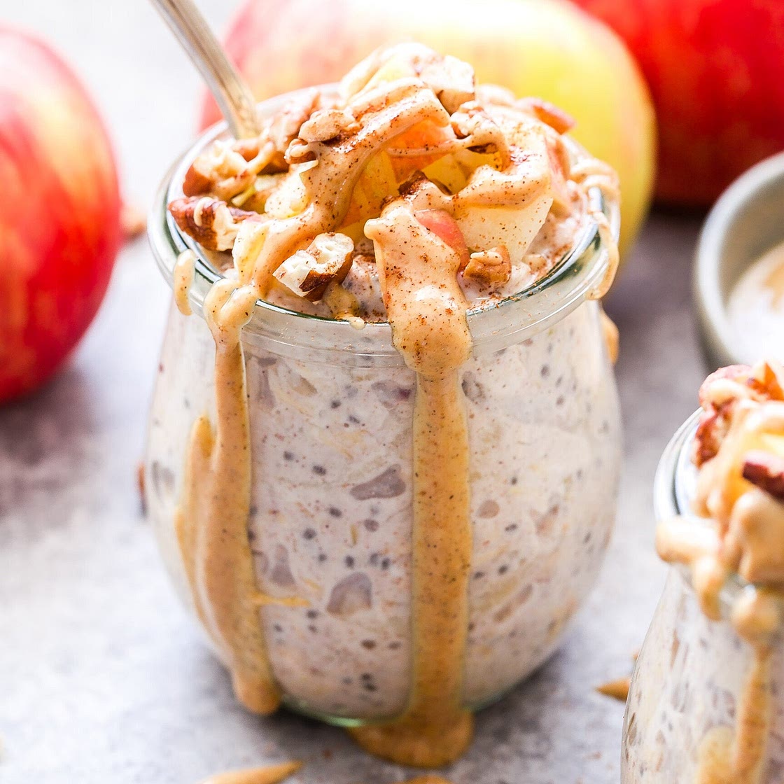 Apple Cinnamon Overnight Oats