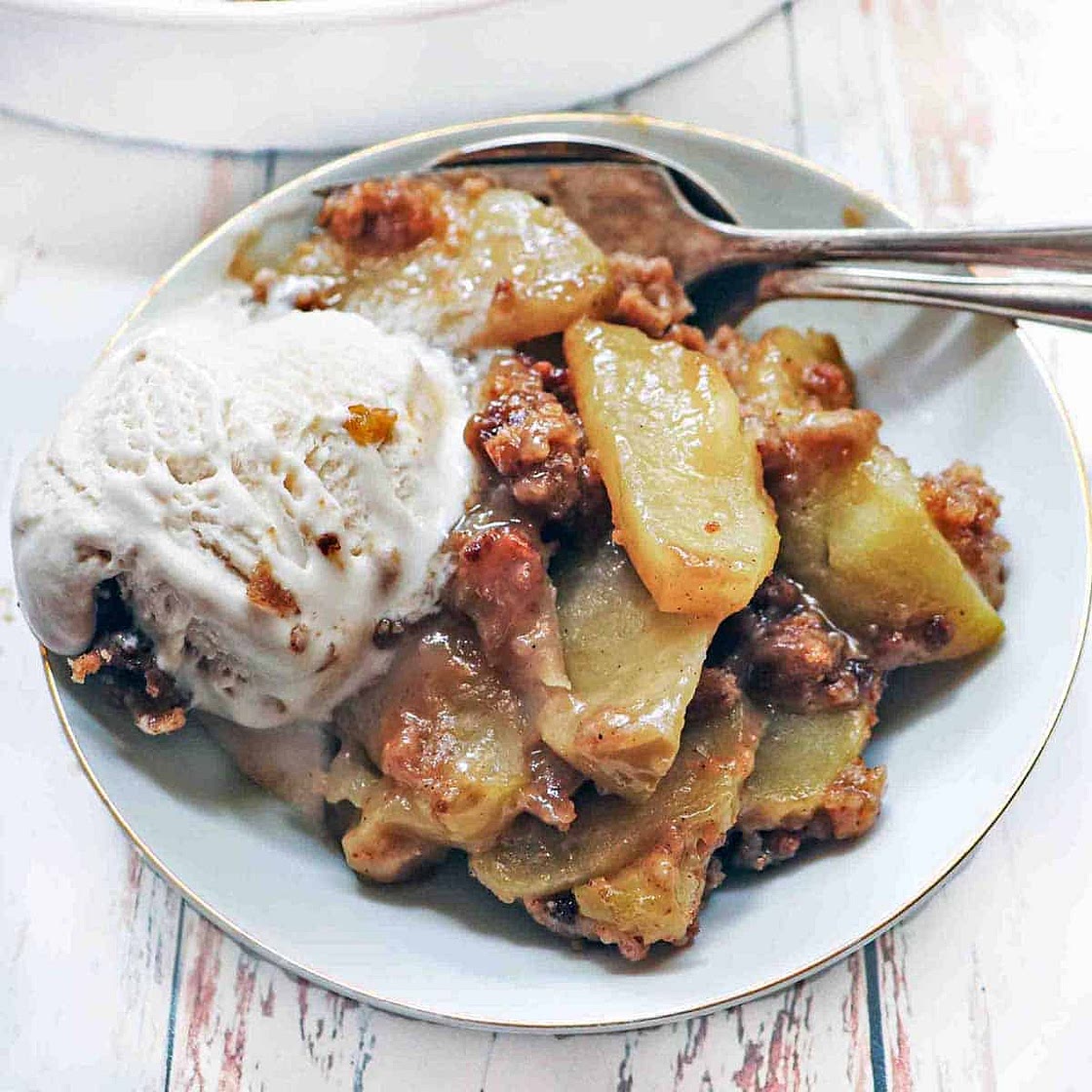 Vegan Apple Crumble (Vegan Crisp)
