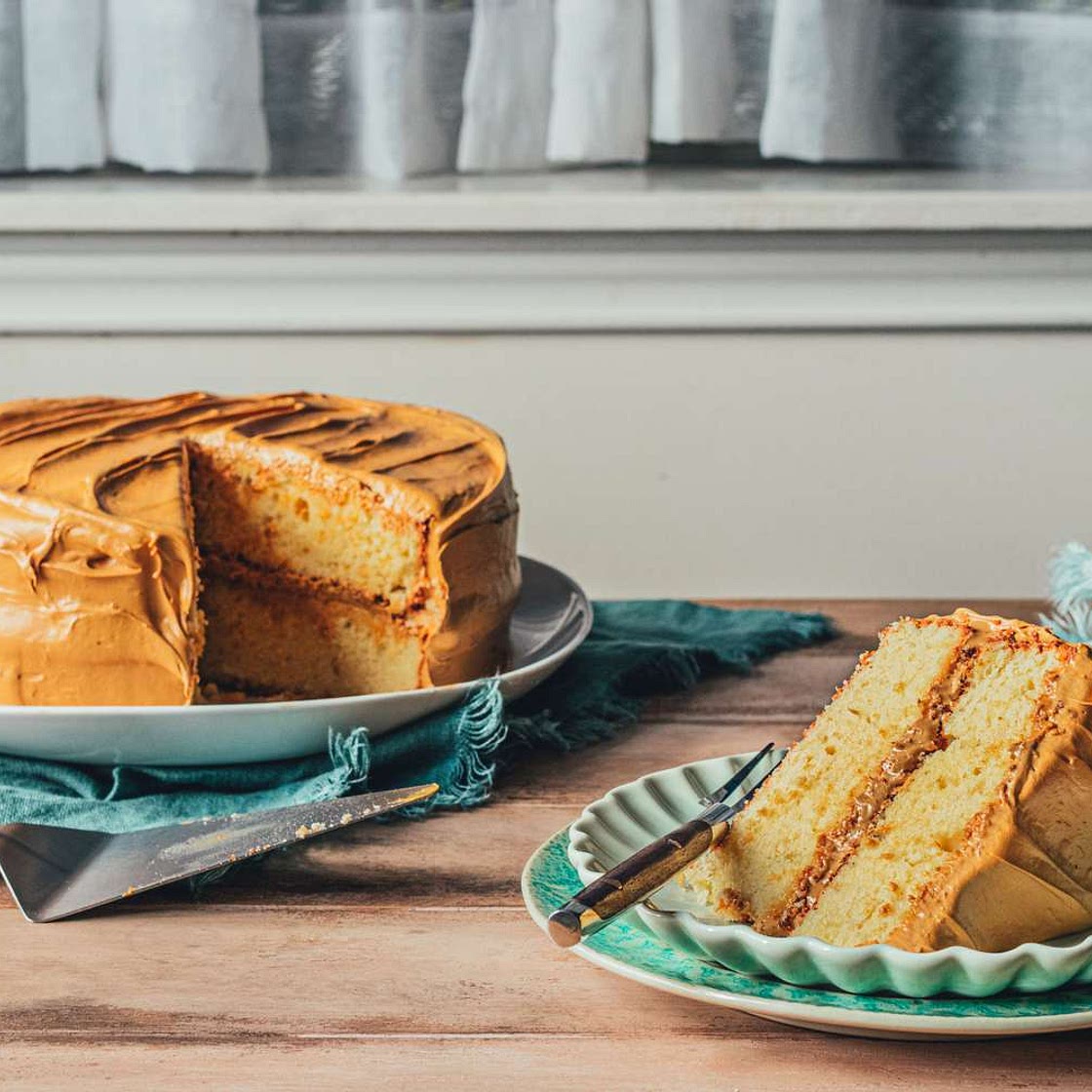 Old-Fashioned Caramel Cake