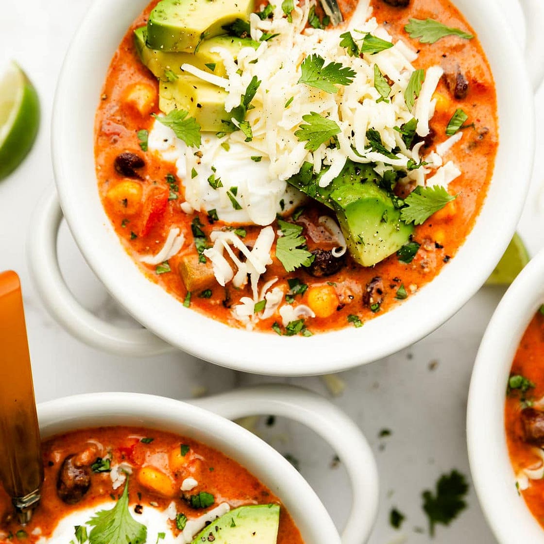 Easy Taco Soup (Instant Pot, Stovetop, or Crockpot)