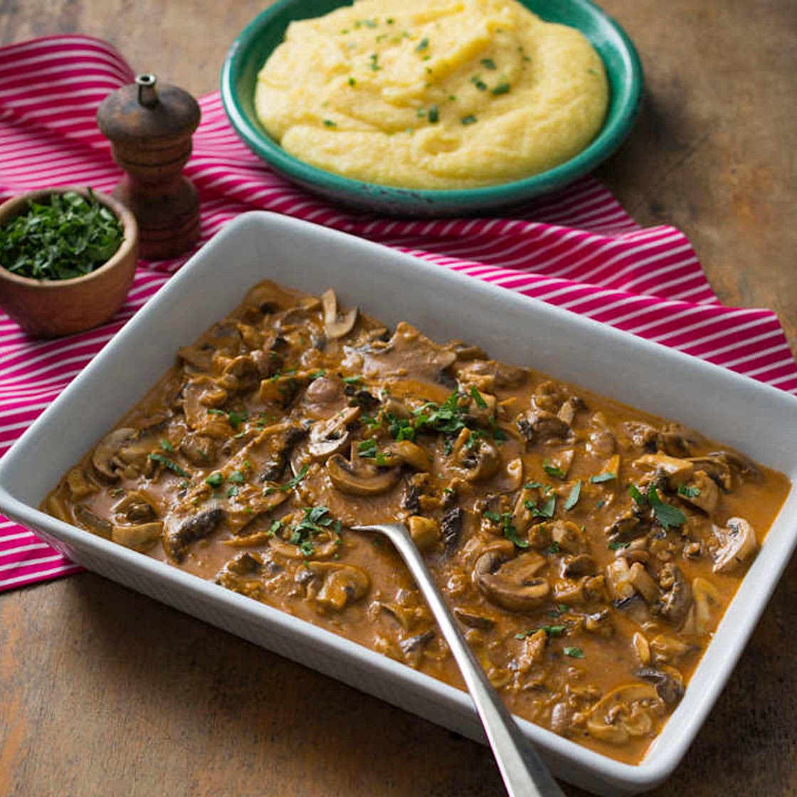 Mushroom stroganoff