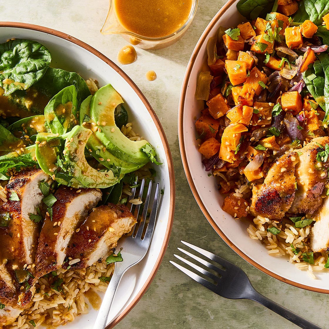 Peanut Chicken Protein Bowl