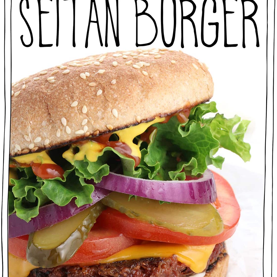 The Best Vegan Seitan Burger