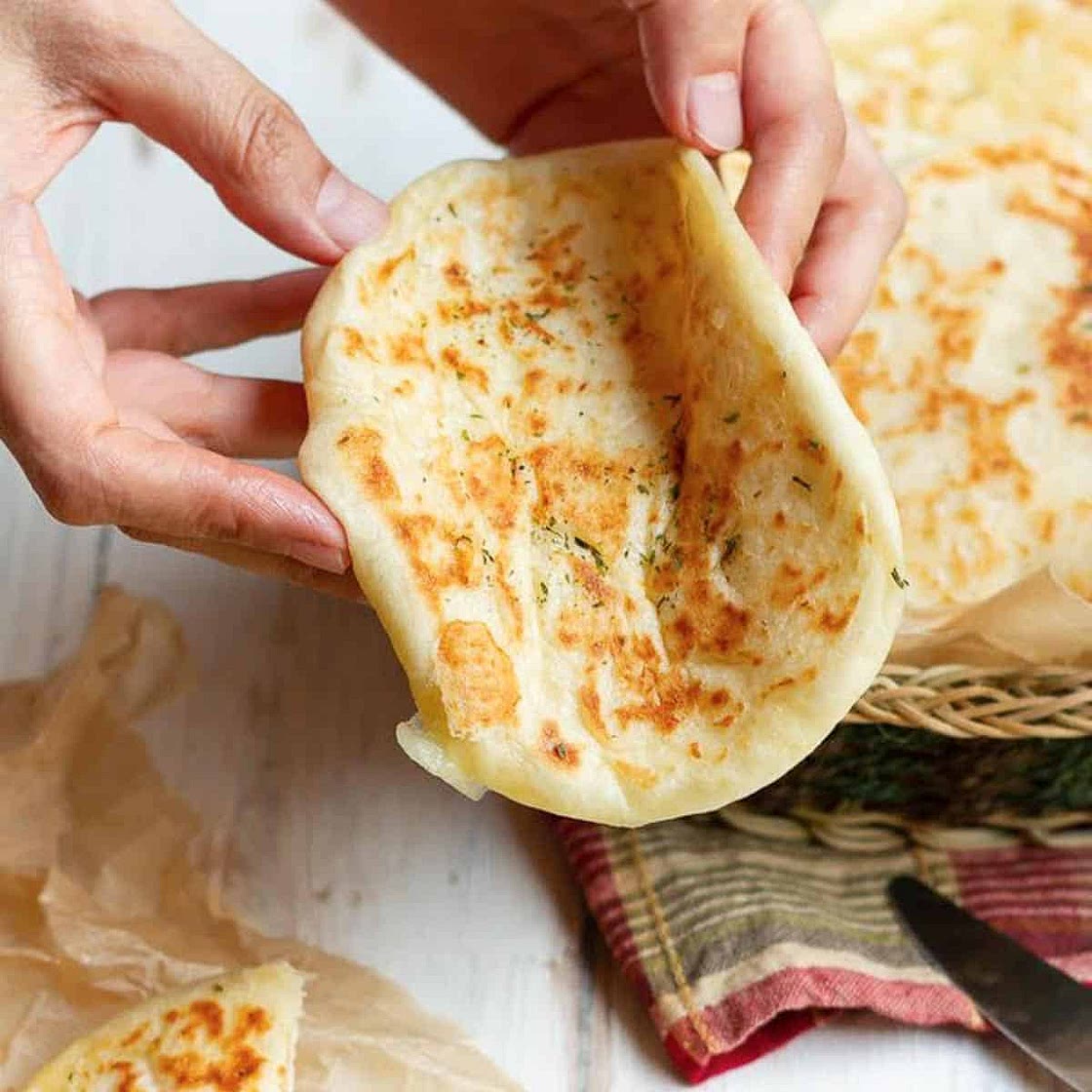 Cheese Stuffed Flatbread