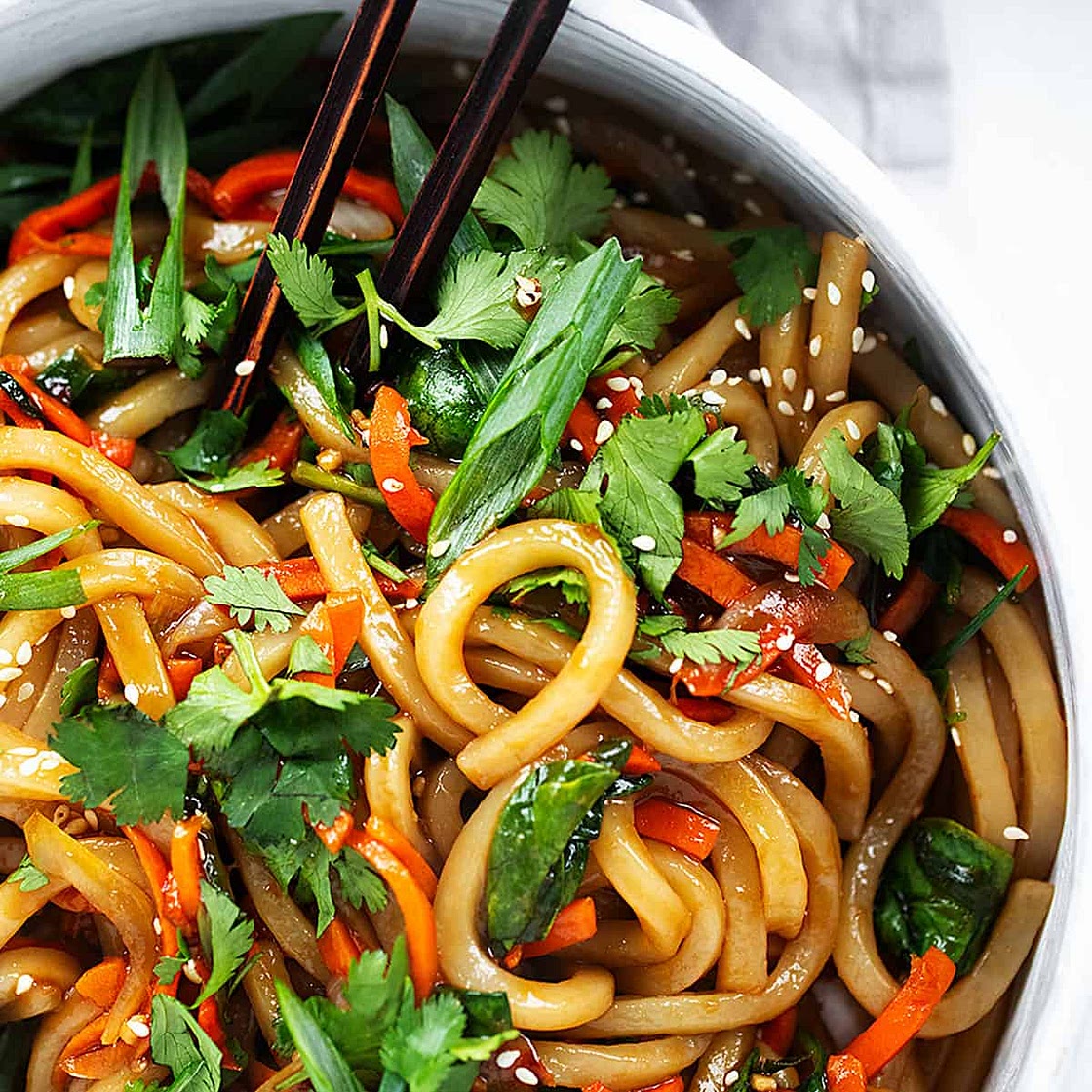 15-Minute Spicy Udon Noodles