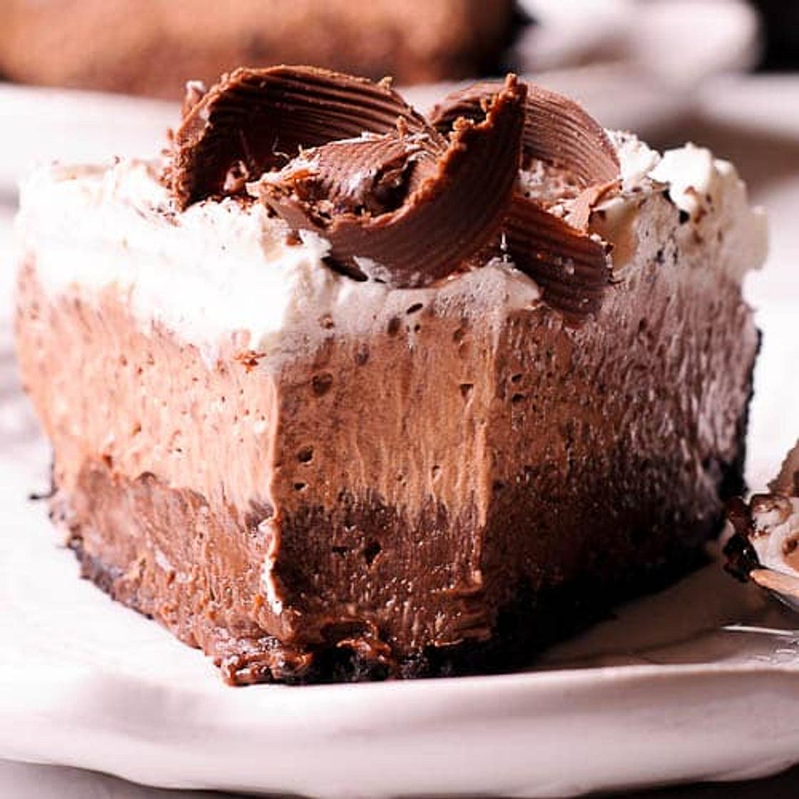 No Bake Chocolate Pudding Pie