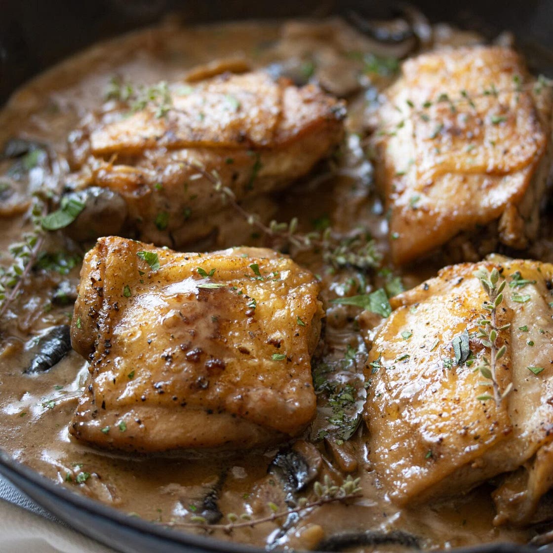 Bacon Chicken Thighs