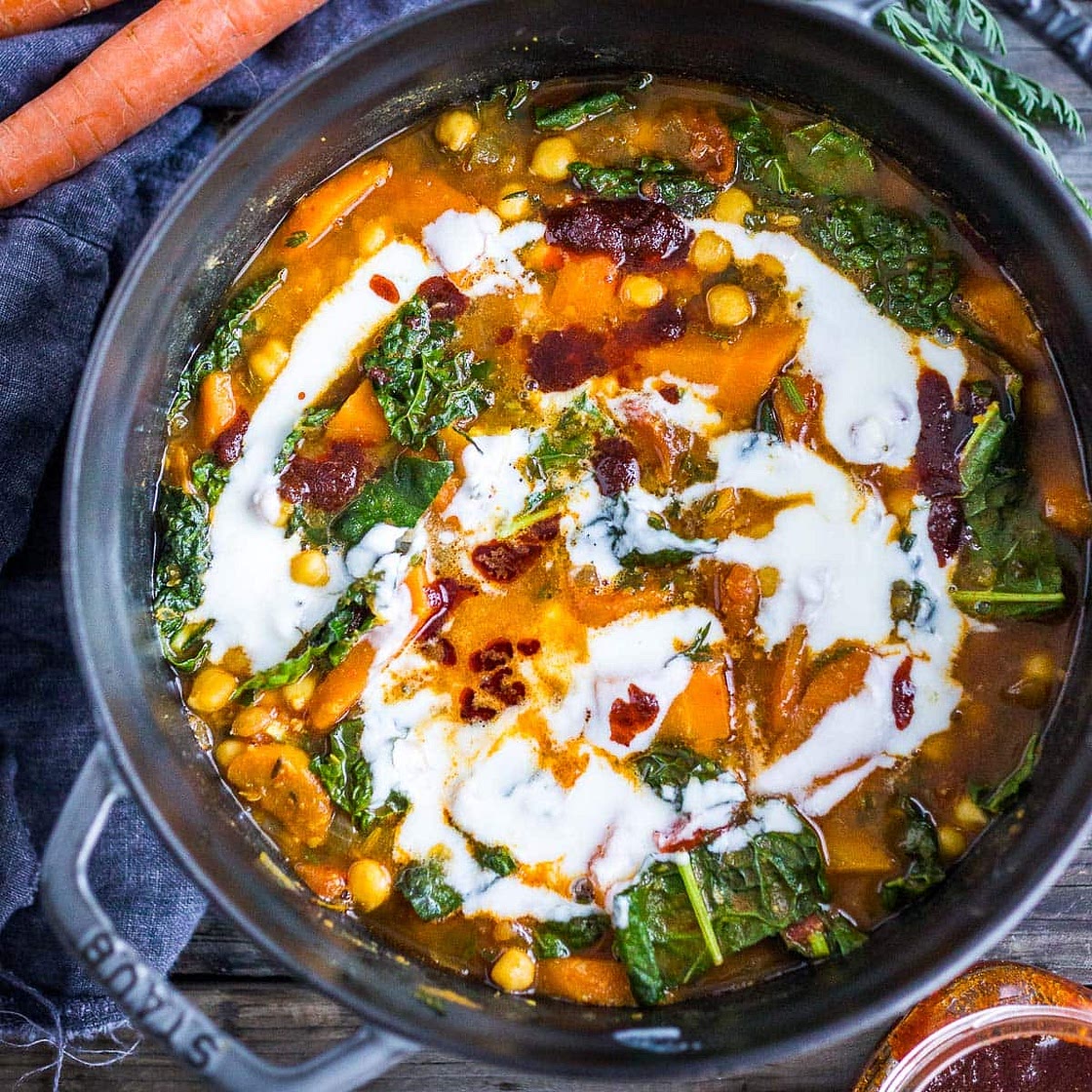 Tunisian Chickpea Stew with Harissa