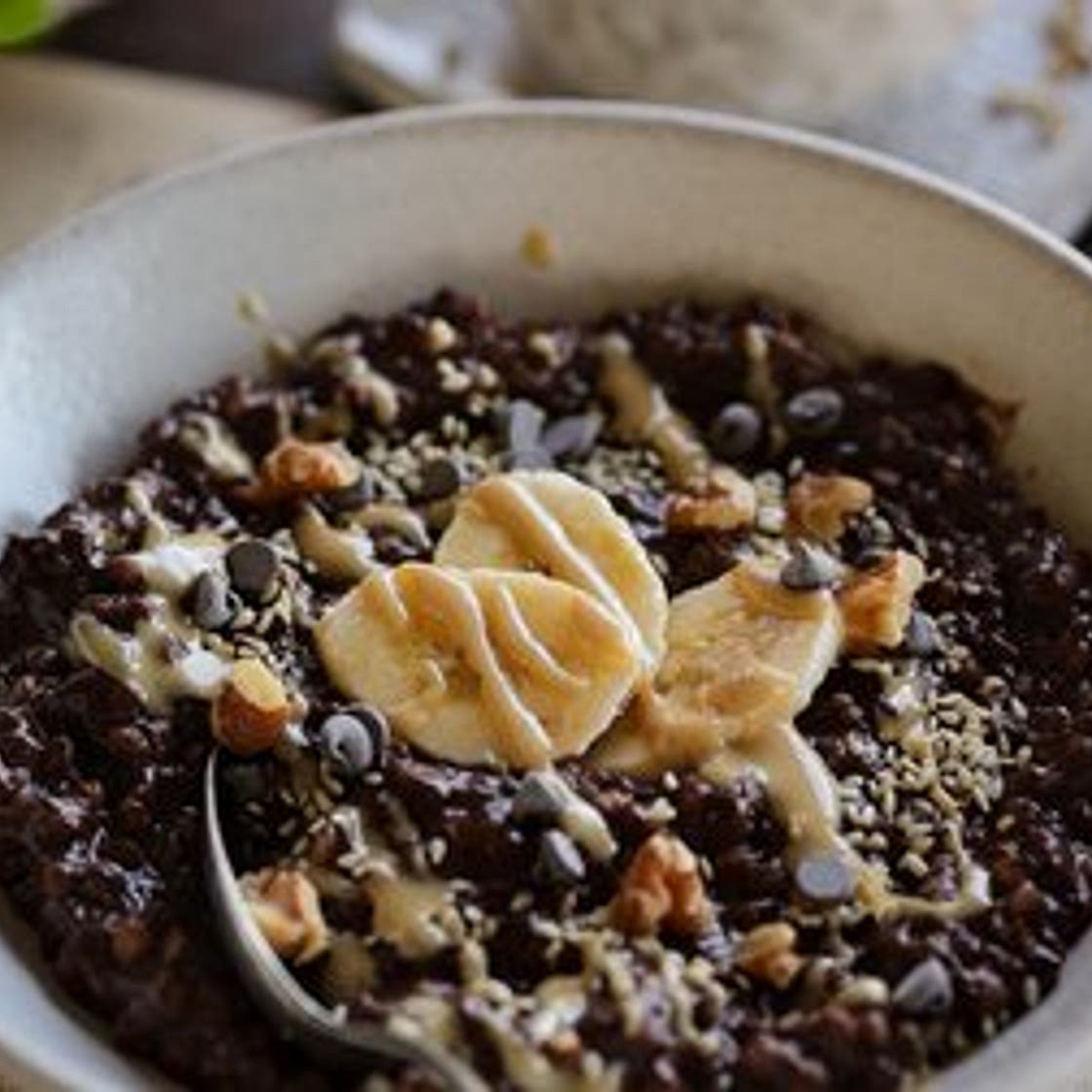 Chocolate Banana Buckwheat Porridge